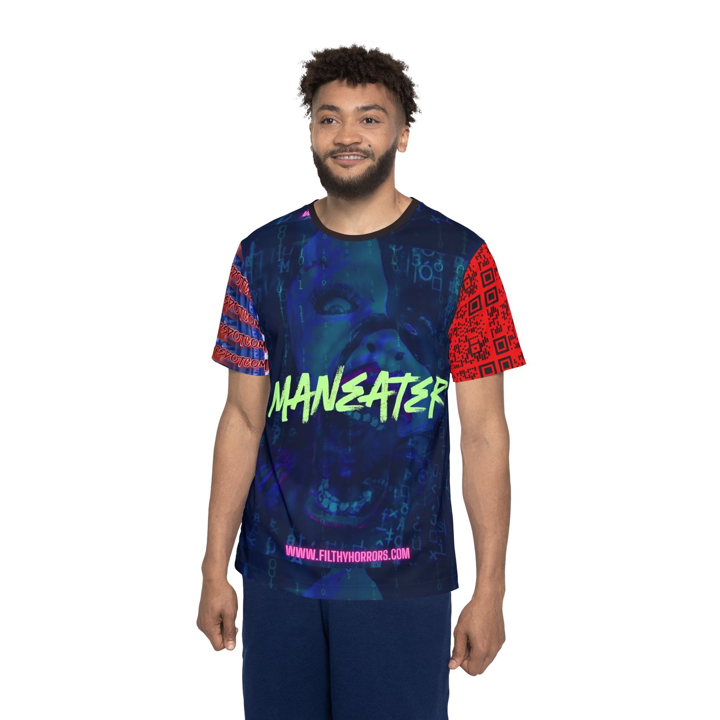 Maneater Men's Sports Jersey (AOP)