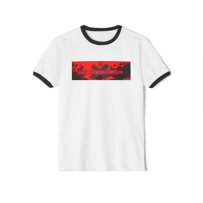 FilthyHorrorsdotcom Unisex Cotton Ringer T-Shirt
