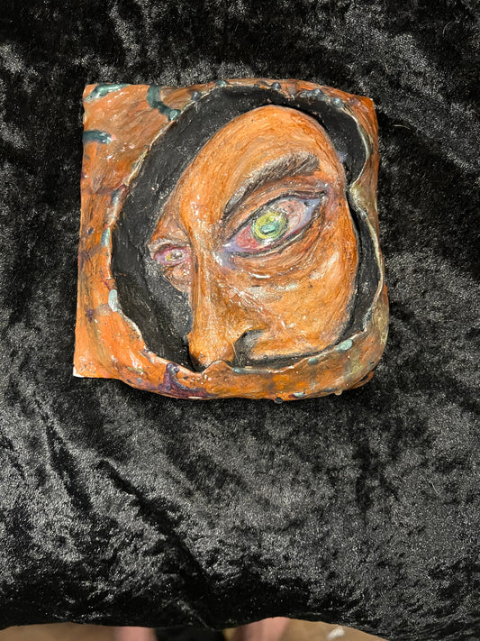 Black Mold Peeper - Small Wall Art